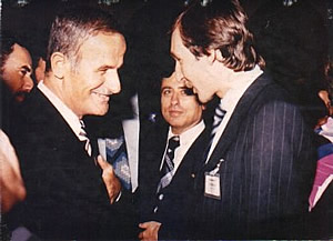 Achmed mit Präsident Assad 1978