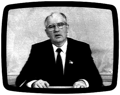 Michael Gorbatschow im Fernsehen